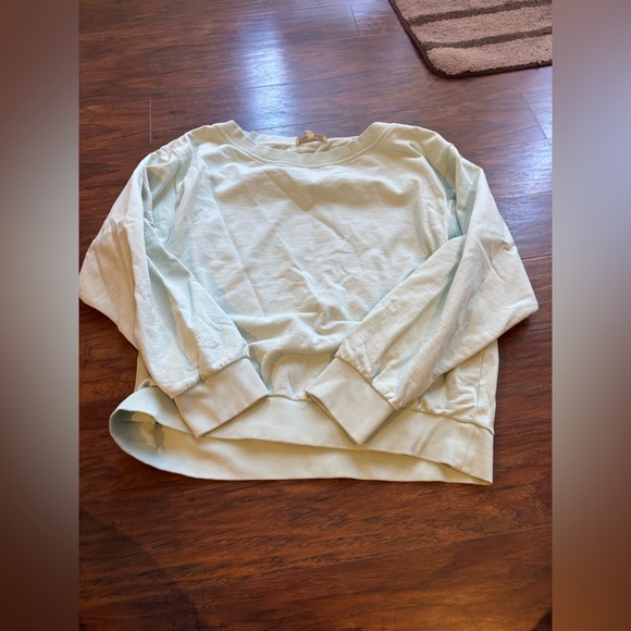 Favorite Daughter Teal Everglade Green Logo Crewneck Size XL - Picture 2 of 5